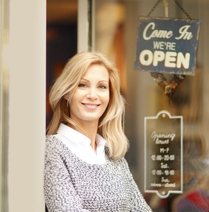 small business open sign
